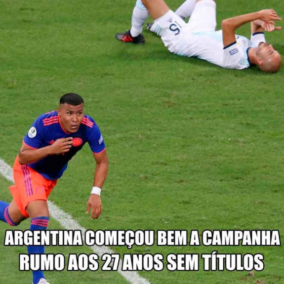 Copa América: os memes de Colômbia 2 x 0 Argentina