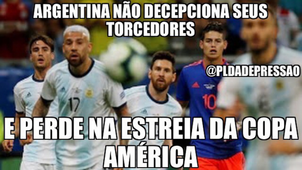 Copa América: os memes de Colômbia 2 x 0 Argentina