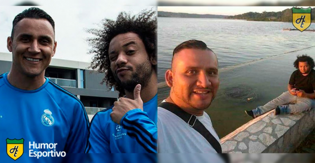 Sósias dos boleiros: Keylor Navas e Marcelo
