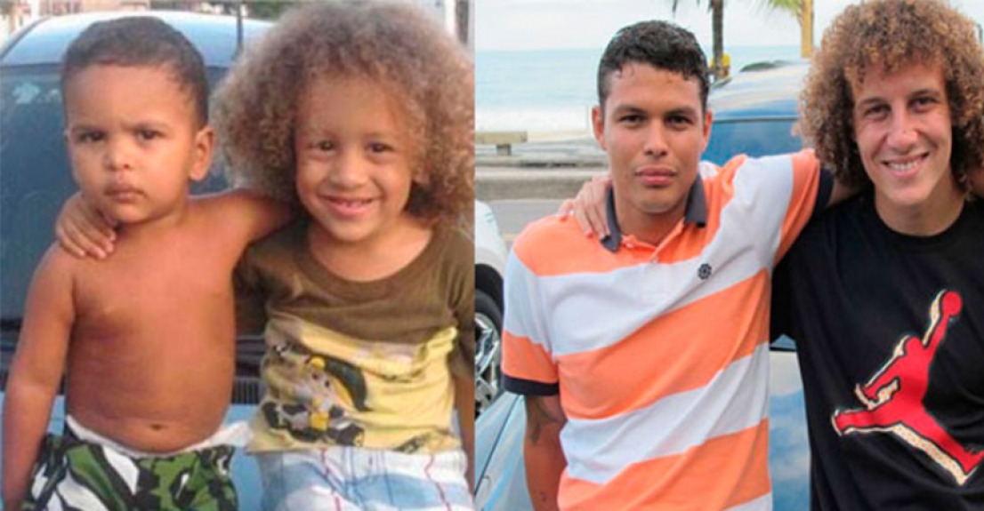 Sósias dos boleiros: Thiago Silva e David Luiz