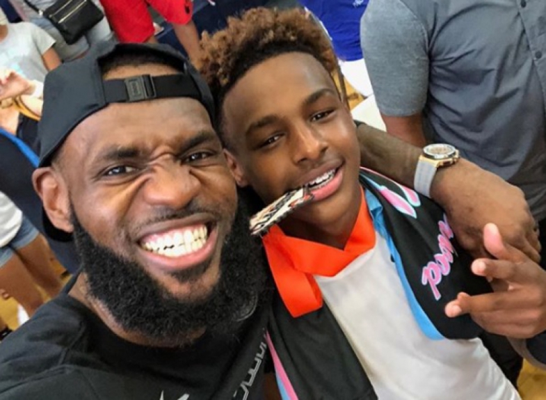 Bronny James filho LeBron James