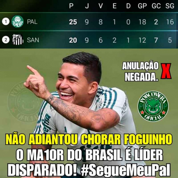 Vitória no STJD inspira memes da torcida do Palmeiras
