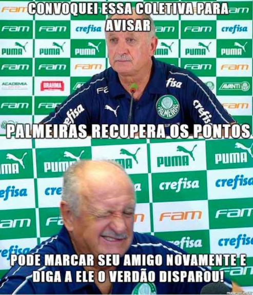 Vitória no STJD inspira memes da torcida do Palmeiras