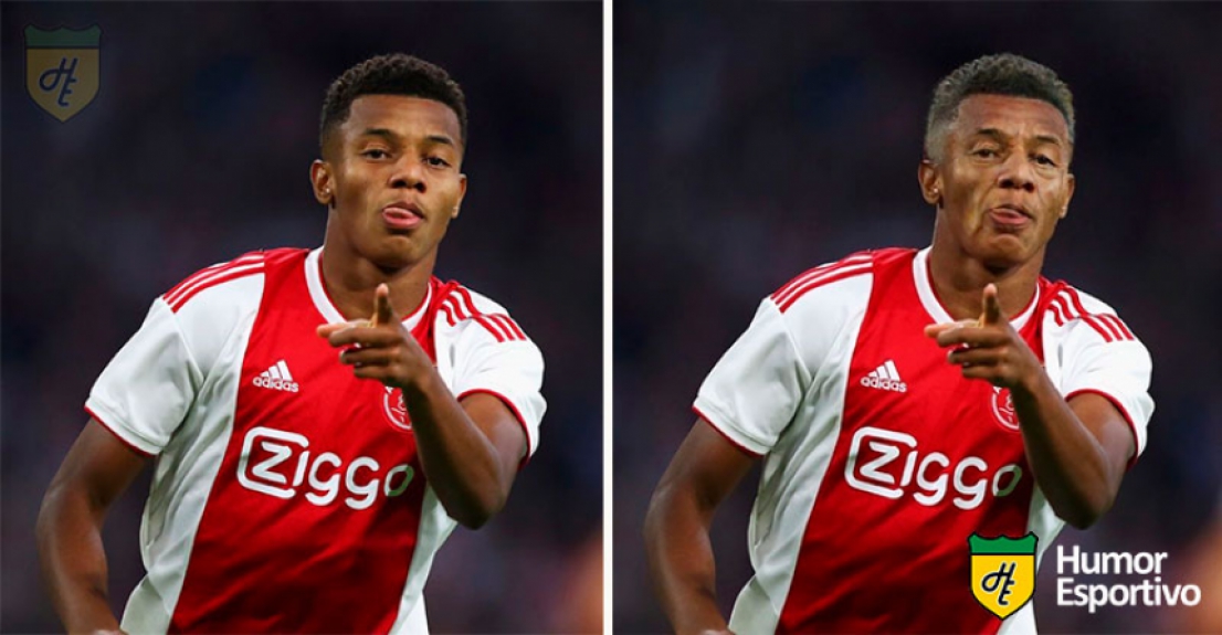 Jogadores com filtro de idoso: David Neres