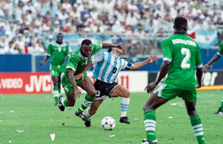 Argentina 2 x 1 Nigéria Copa 1994