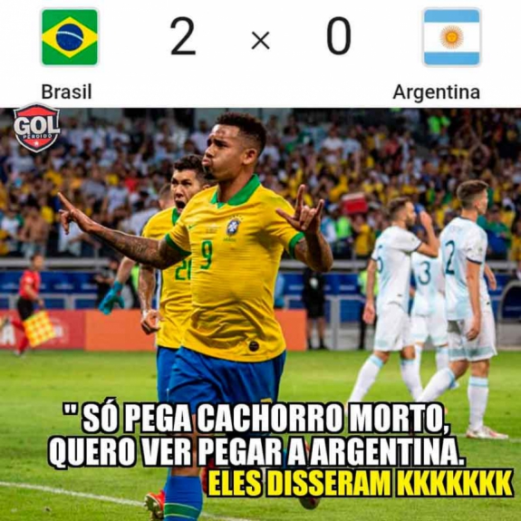 Copa América: os memes de Brasil 2 x 0 Argentina