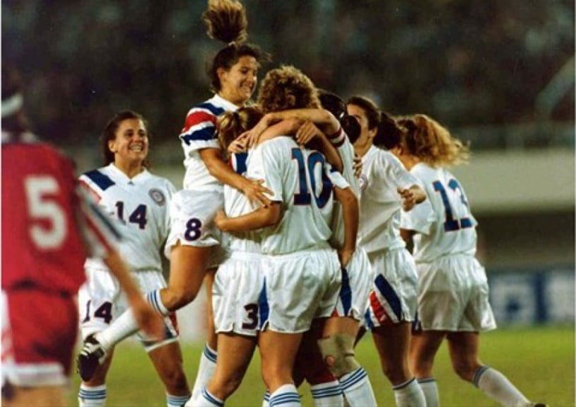 EUA 2 x 1 Noruega - Copa do Mundo Feminina 1991