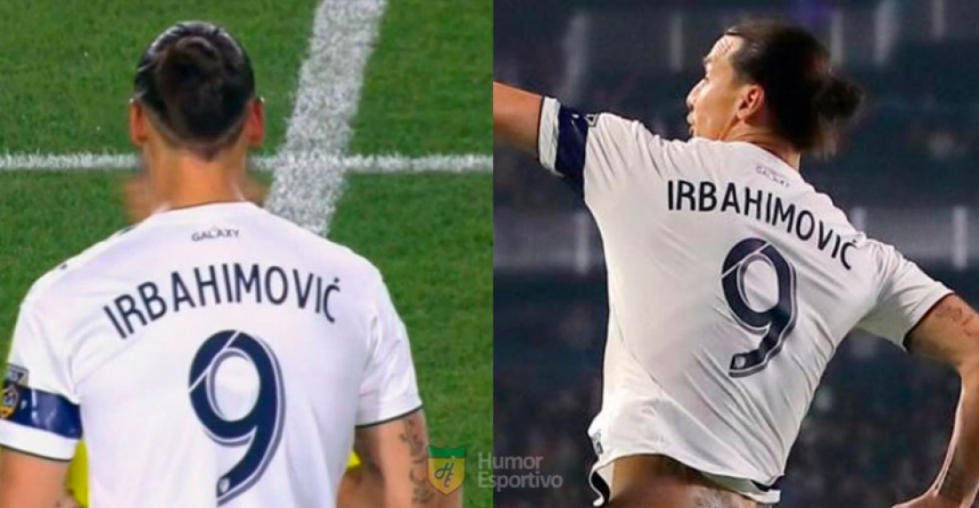 Gafe em camisas: Ibrahimovic virou Irbahimovic