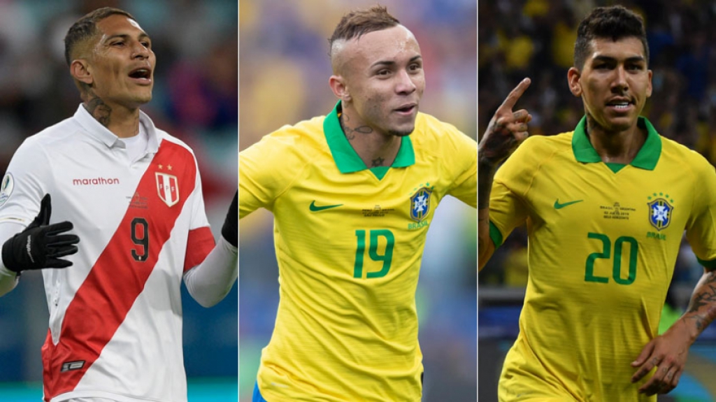 Montagem - Guerrero + Éverton + Firmino