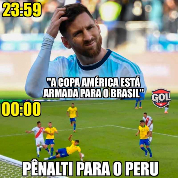 Copa América: os memes do título do Brasil sobre o Peru