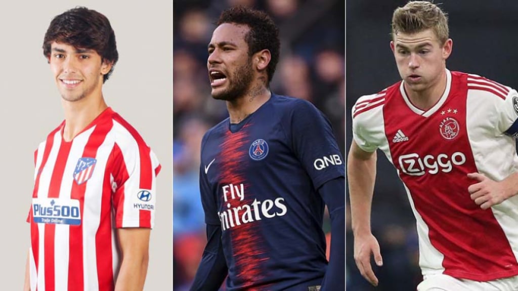 João Félix, Neymar, De Ligt