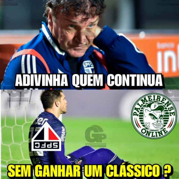 Brasileirão: os memes de São Paulo 1 x 1 Palmeiras