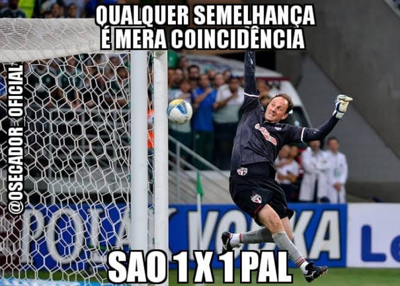 Brasileirão: os memes de São Paulo 1 x 1 Palmeiras