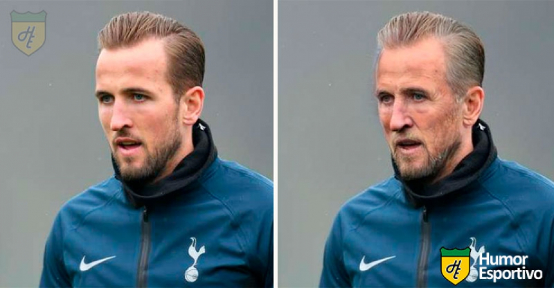 Jogadores com filtro de idoso: Kane