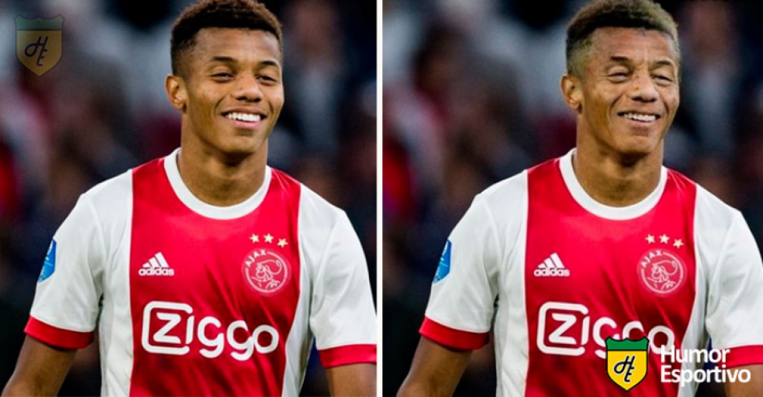 Jogadores com filtro de idoso: David Neres