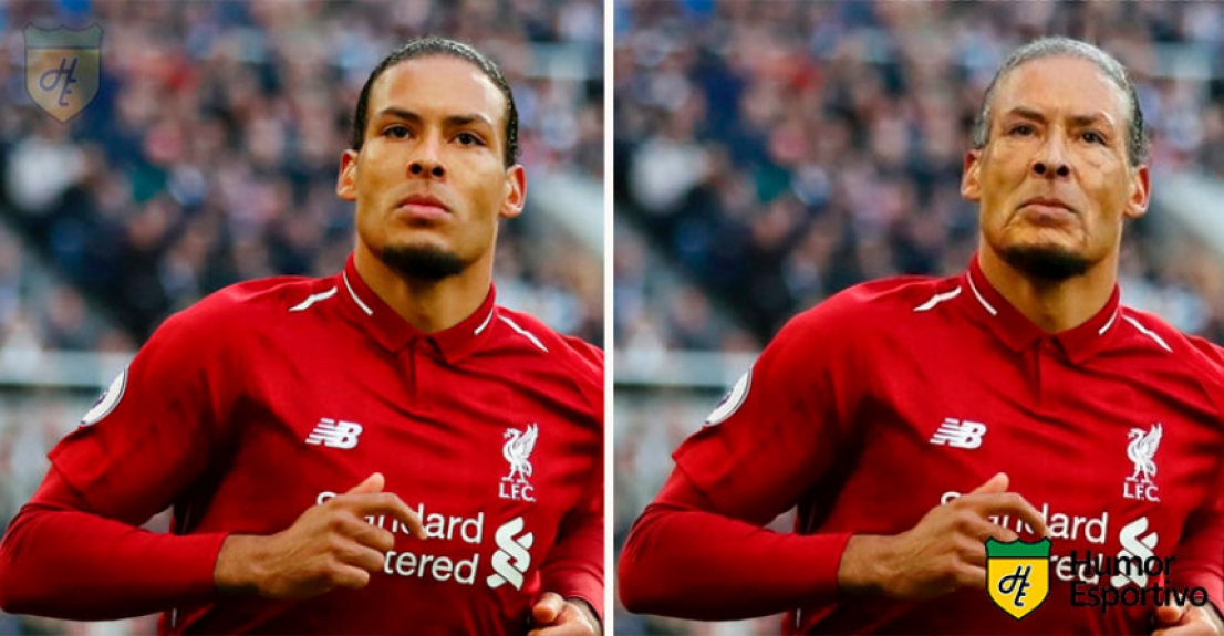 Jogadores com filtro de idoso: Van Dijk