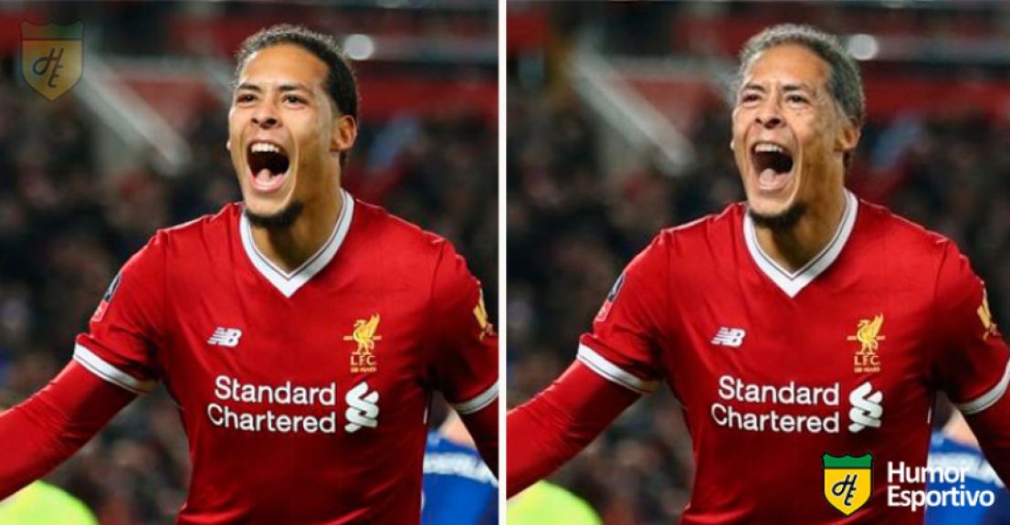 Jogadores com filtro de idoso: Van Dijk