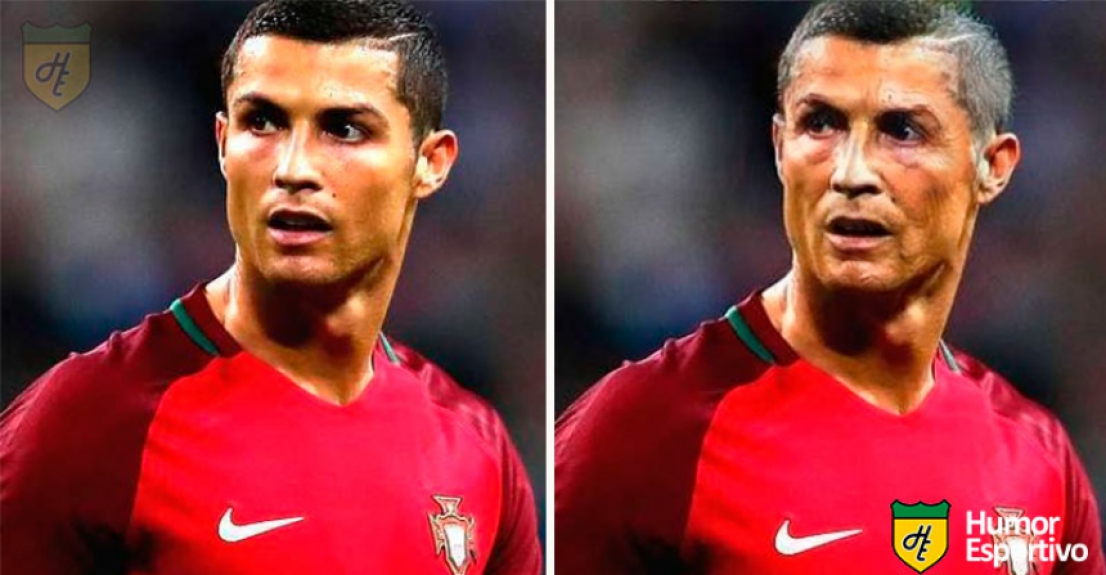 Jogadores com filtro de idoso: CR7