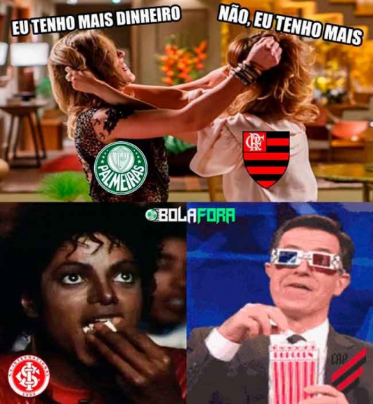 MEMES: o adeus de Palmeiras e Flamengo na Copa do Brasil