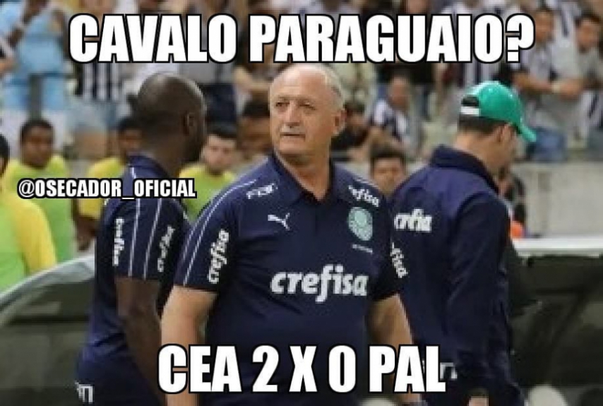 Palmeiras é derrotado pelo Ceará e vira piada na web
