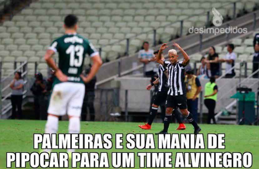 Palmeiras é derrotado pelo Ceará e vira piada na web
