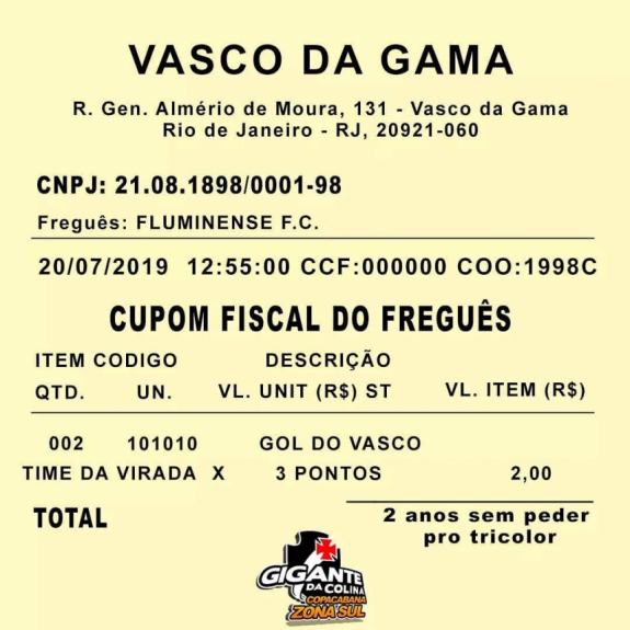 Brasileirão: os memes de Vasco 2 x 1 Fluminense