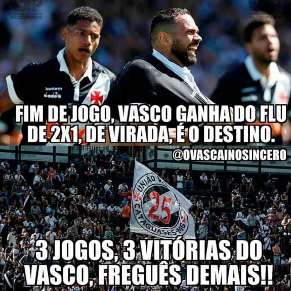 Brasileirão: os memes de Vasco 2 x 1 Fluminense