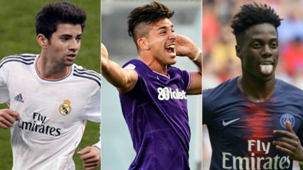 Montagem - Enzo Zidane, Giovanni Simeone e Timonthy Weah