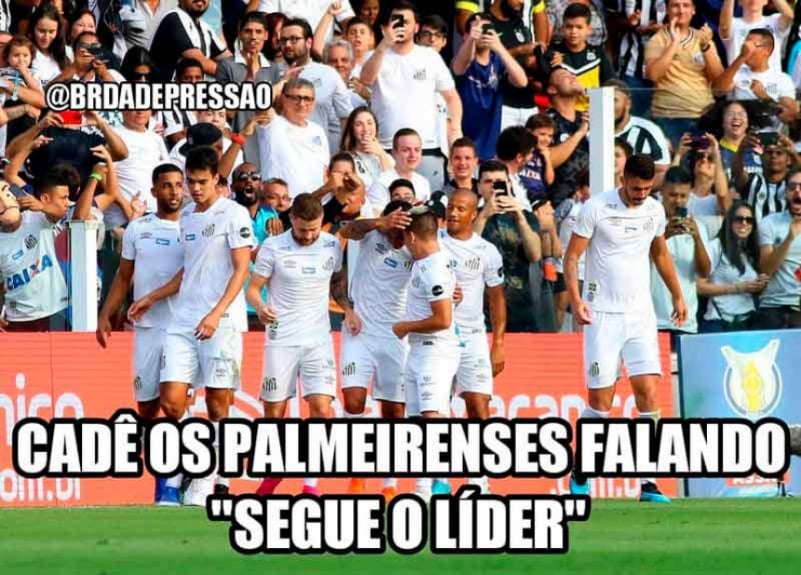 Brasileirão: Santos assume a ponta e torcedores postam memes