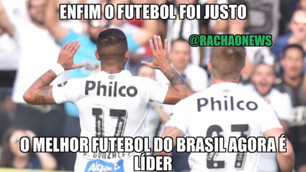Brasileirão: Santos assume a ponta e torcedores postam memes