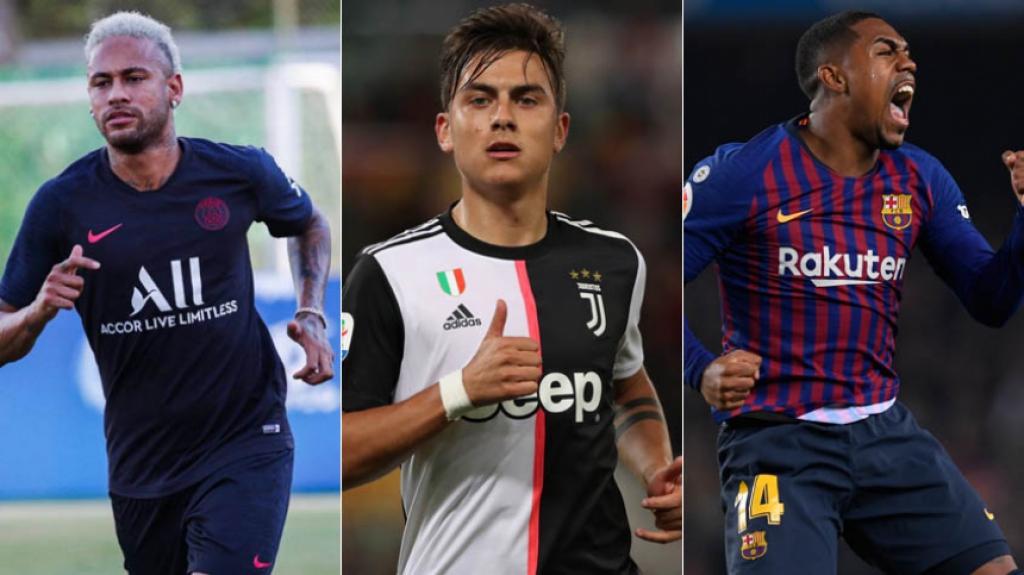 Neymar, Dybala, Malcom