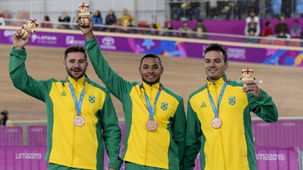Flávio, João e Kácio - Ciclismo Brasil Pan