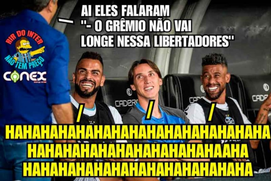 Libertadores: os memes de Libertad 0 x 3 Grêmio