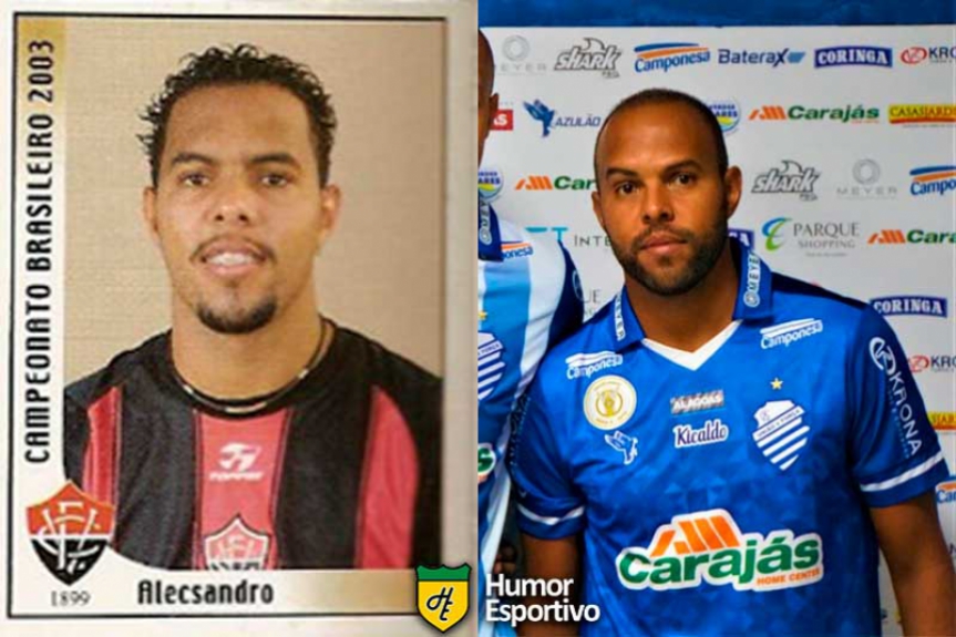 Alecsandro em 2003 pelo Vitória. Esse ano disputa o Brasileirão pelo CSA