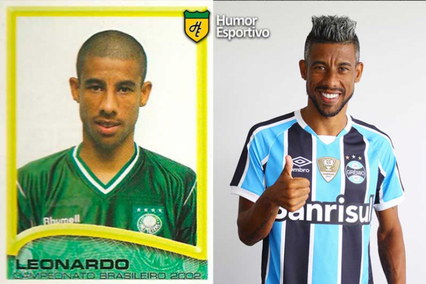 Leonardo Moura em 2002 pelo Palmeiras. Esse ano disputa o Brasileirão pelo Grêmio