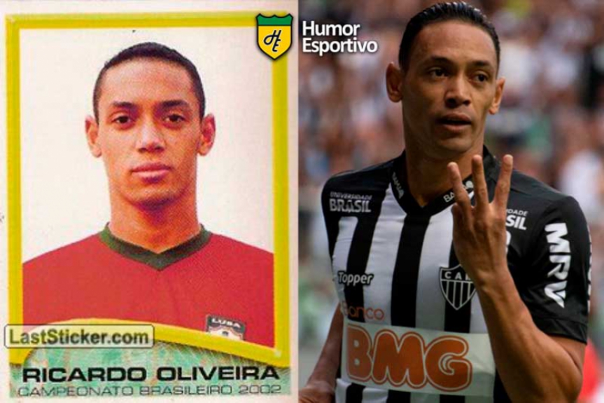 Ricardo Oliveira em 2002 pela Portuguesa. Esse ano disputa o Brasileirão pelo Atlético-MG