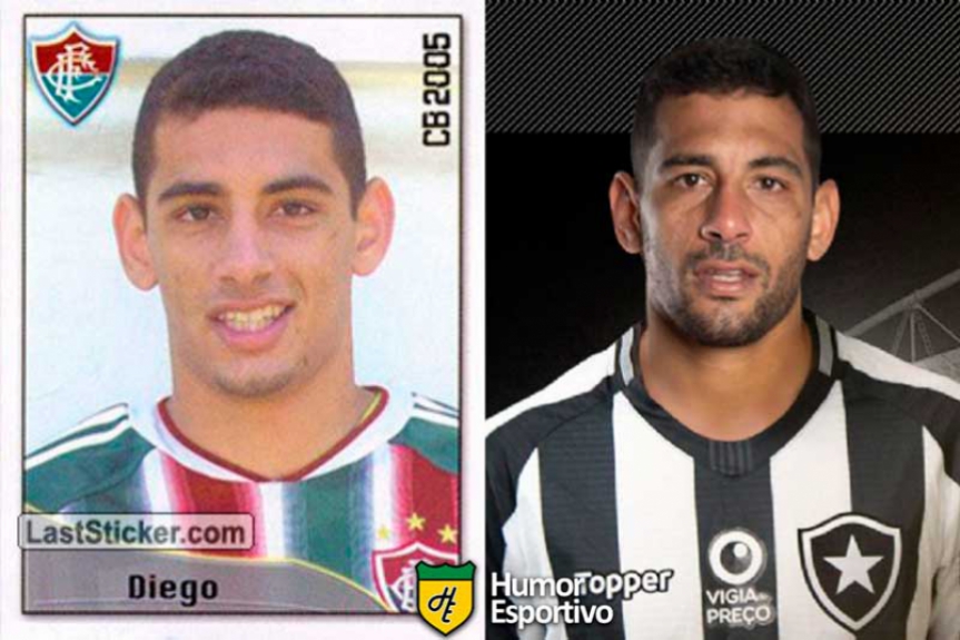 Diego Souza em 2005 pelo Fluminense. Esse ano disputa o Brasileirão pelo Botafogo