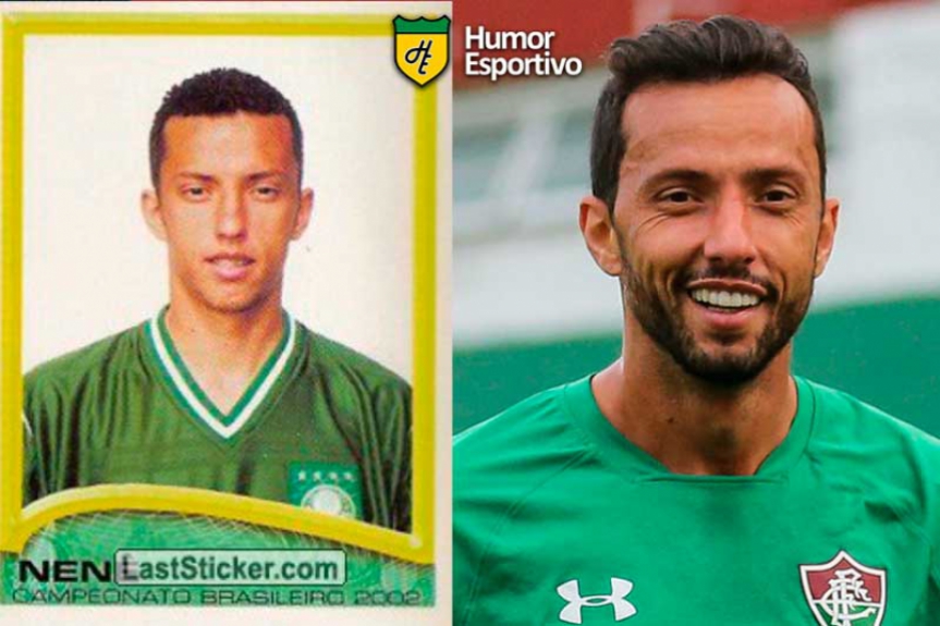 Nenê em 2002 pelo Palmeiras. Esse ano disputa o Brasileirão pelo Fluminense