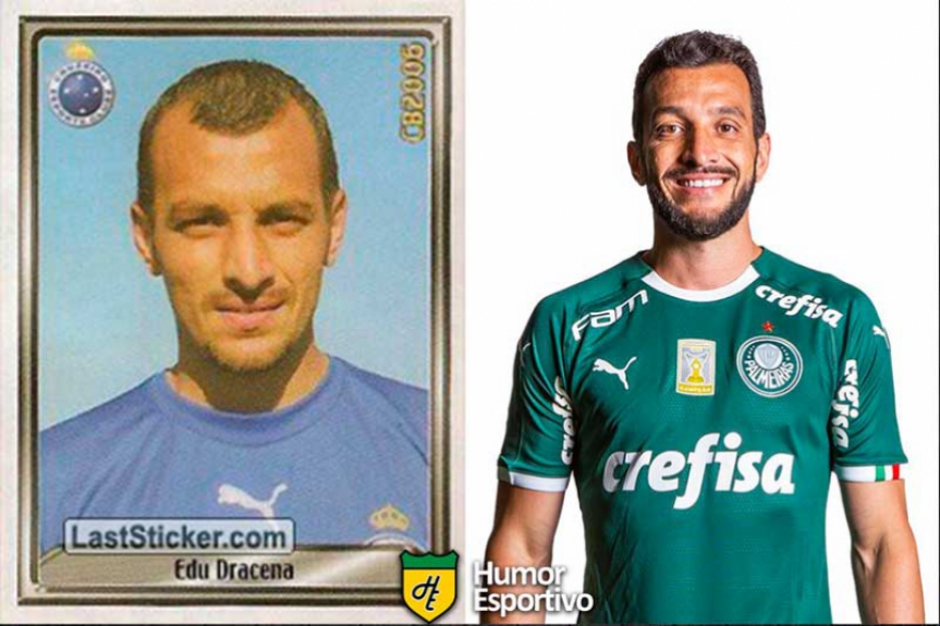 Edu Dracena em 2006 pelo Cruzeiro. Esse ano disputa o Brasileirão pelo Palmeiras