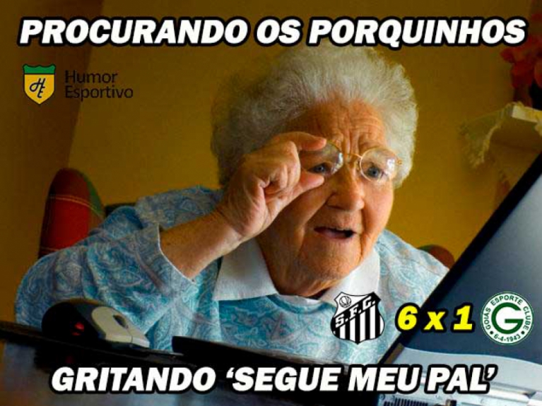 Memes do Brasileirão: Santos 6 x 1 Goiás