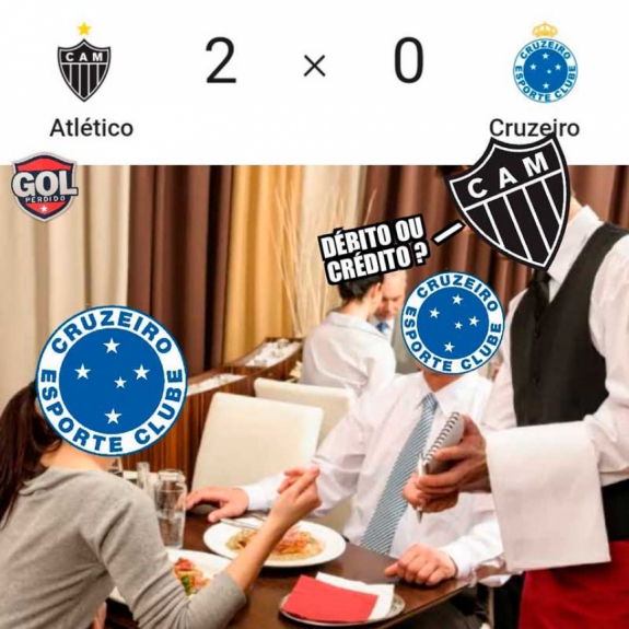 Memes do Brasileirão: Atlético-MG 2 x 0 Cruzeiro