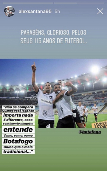 Alex Santana - Botafogo - Aniversário