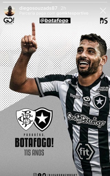 Diego Souza - Botafogo - Aniversário