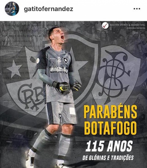 Gatito Fernández - Botafogo - Aniversário