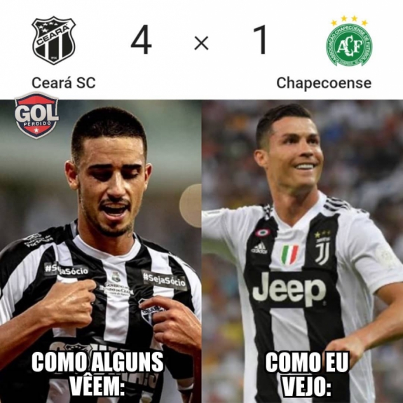 Memes do Brasileirão: Ceará 4 x 1 Chapecoense