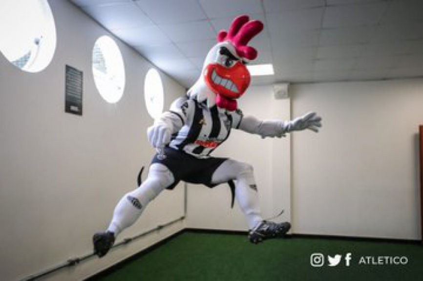 O Galo Doido já acompanha o Atlético-MG há um bom tempo. Sempre com cara de mau, o mascote do time mineiro já vivia 'pistola' muito antes do sucesso do Canarinho