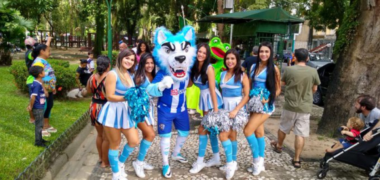 O Lobo do Paysandu também sofreu uma repaginada nos últimos anos e ganhou uma versão mais 'assustadora'