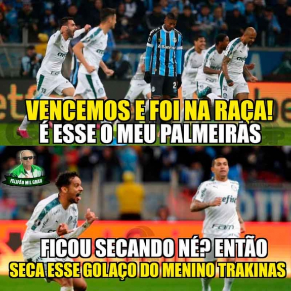 Libertadores: os memes de Grêmio 0 x 1 Palmeiras