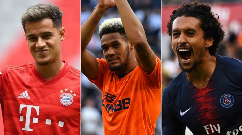 Montagem - Coutinho, Joelinton e Marquinhos