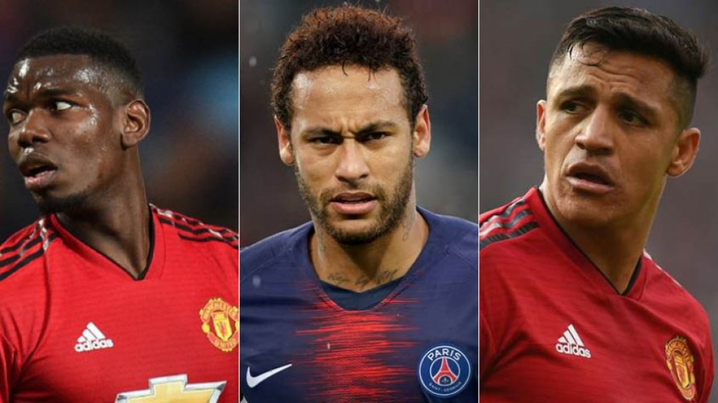 Montagem - Pogba, Neymar e Alexis Sánchez